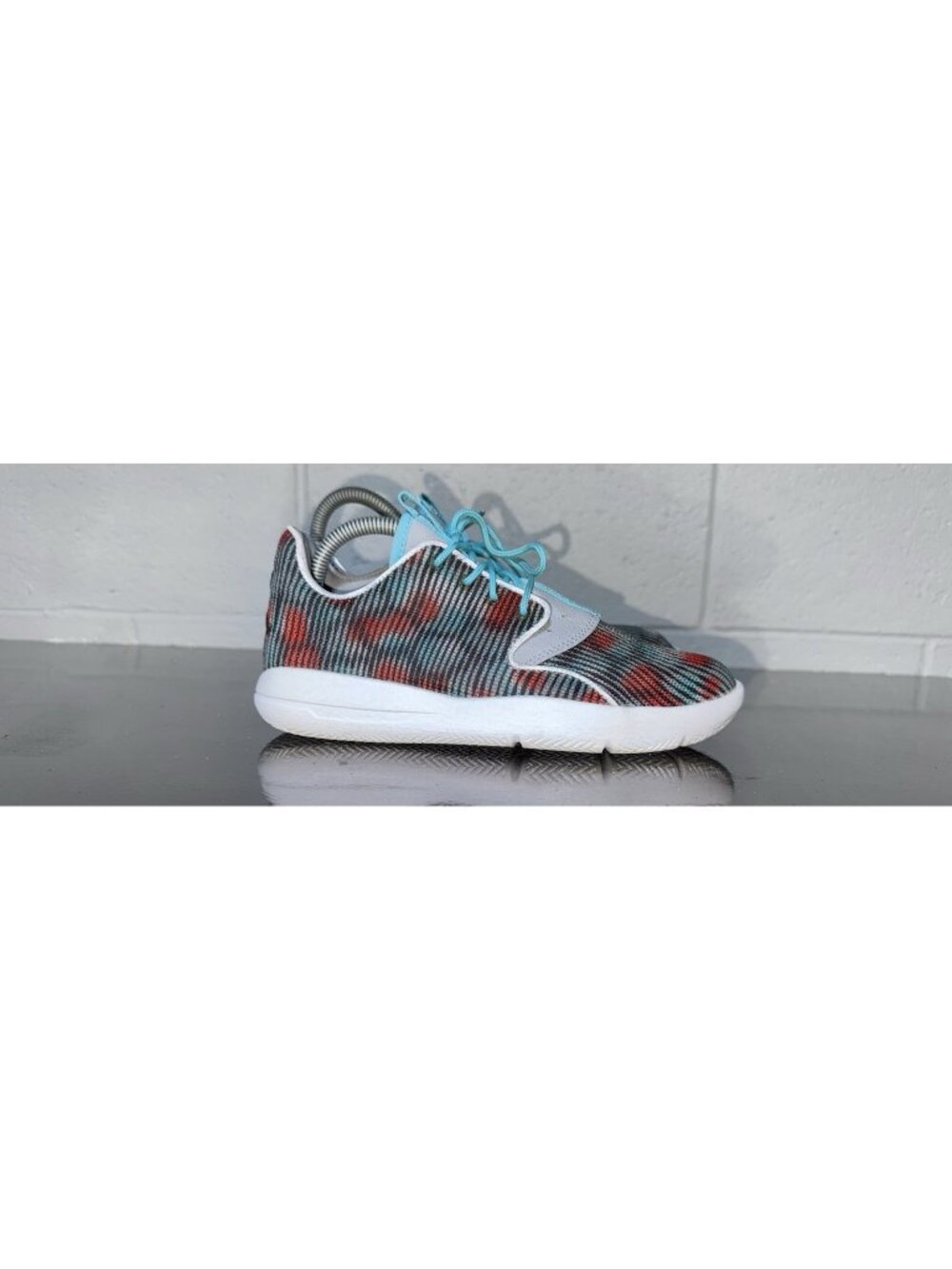 Air Jordan Eclipse GG Boys Youth Athletic Running Shoes Size 4Y Blue Red Gray